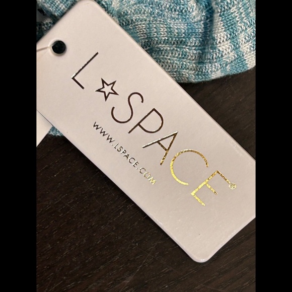 L*Space Zephyr Knit Midi Skirt & Zephyr Wrap Top Poolside/Blue Size L - Picture 10 of 14